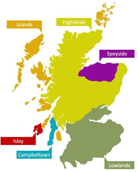 Scotch Whysky Regions